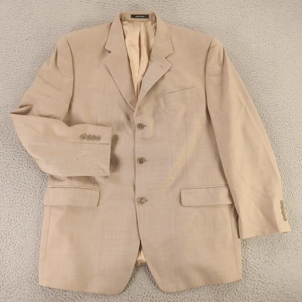 Calvin Klein Beige Men's Sport Coat Blazer